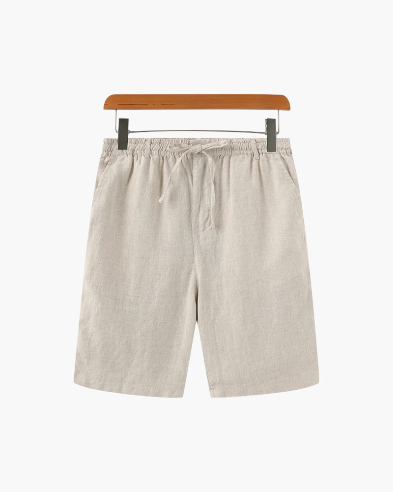 Linen Drawstring Shorts