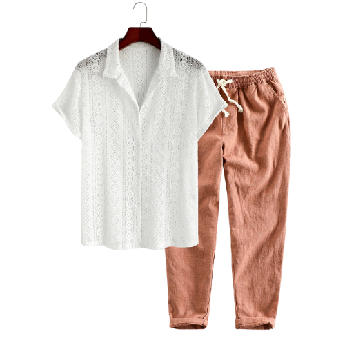 Short Sleeve Piqué Polo Set