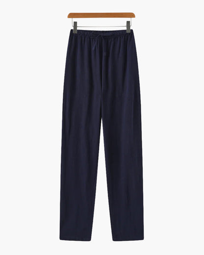 Slim Fit Linen Trousers