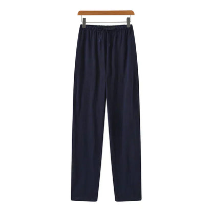 Slim Fit Linen Trousers