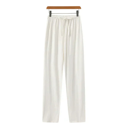 Slim Fit Linen Trousers