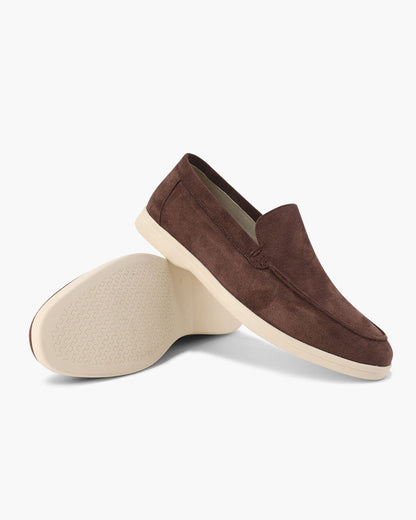 Suede Slip-On Loafers