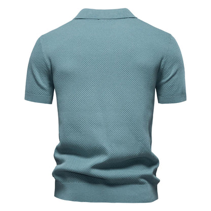 Jacquard Knit Polo