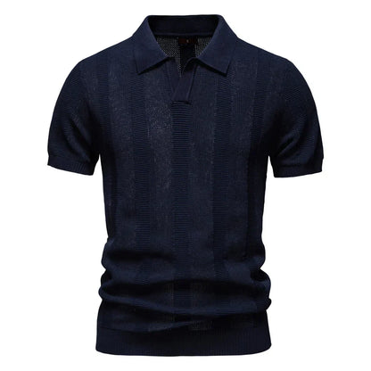 Striped Cotton Polo