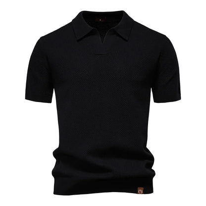 Jacquard Knit Polo