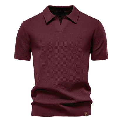 Jacquard Knit Polo