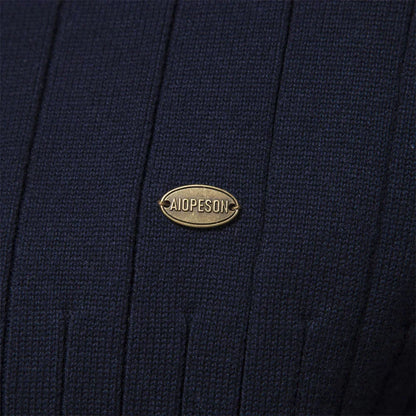 Zip-Up Knit Jumper